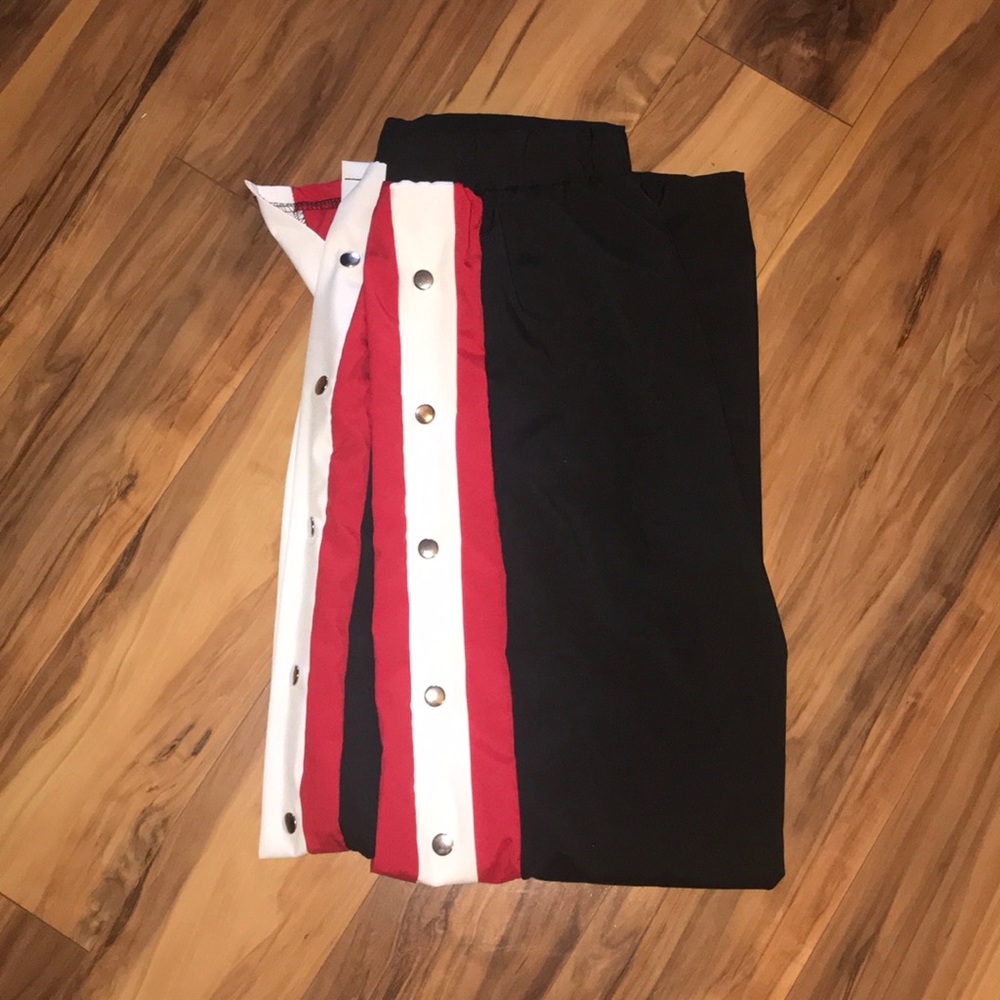 Track pants w/ buttons